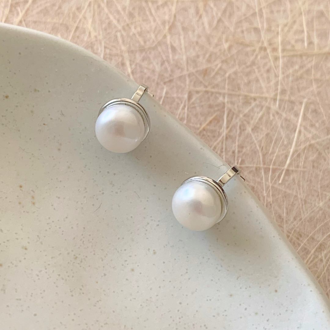 一粒天然淡水パール【クリップイヤリング】