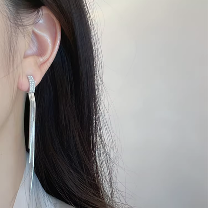【新作｜3/25(水)〜】ロングタッセルイヤリング【ノンホール（フラットタイプ）】
