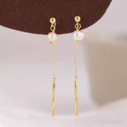 【新作｜1/19(月)〜】天然淡水パール × ロングチェーン【ノンホール（フラットタイプ）】