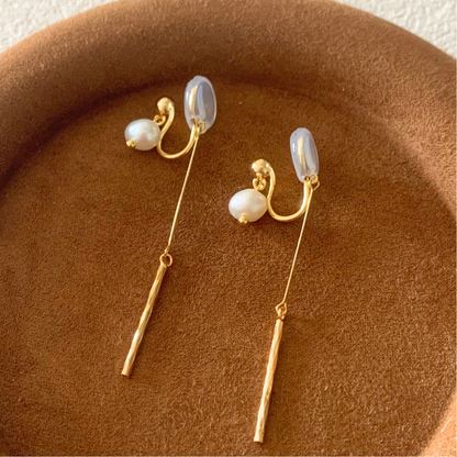 【新作｜1/19(月)〜】天然淡水パール × ロングチェーン【ノンホール（フラットタイプ）】