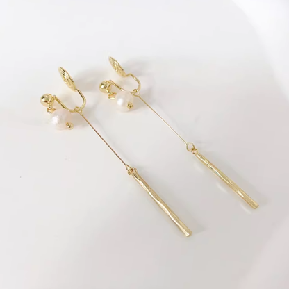 【新作｜1/19(月)〜】天然淡水パール × ロングチェーン【ノンホール（フラットタイプ）】