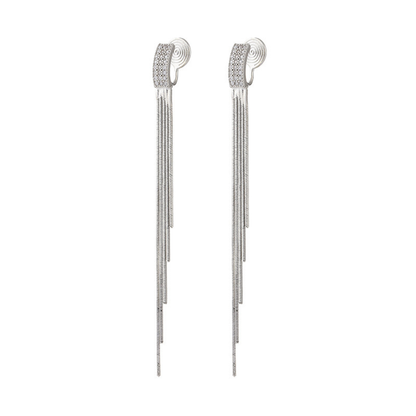 【新作｜3/25(水)〜】ロングタッセルイヤリング【ノンホール（フラットタイプ）】