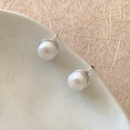 一粒天然淡水パール【クリップイヤリング】