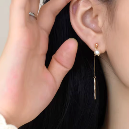 【新作｜1/19(月)〜】天然淡水パール × ロングチェーン【ノンホール（フラットタイプ）】