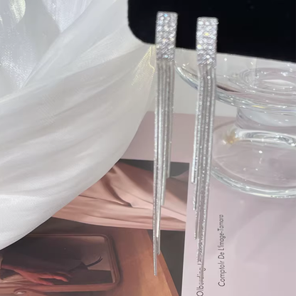 【新作｜3/25(水)〜】ロングタッセルイヤリング【ノンホール（フラットタイプ）】